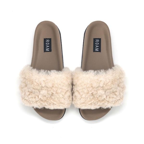 CLOUD SHEARLING SLIDER