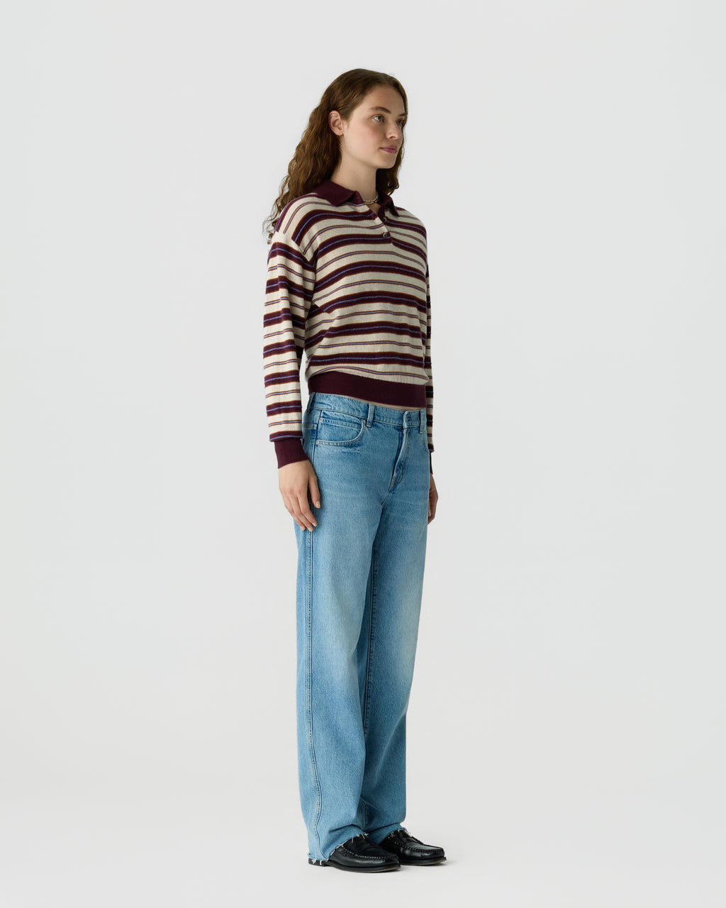 COLLEGIATE STRIPE POLO