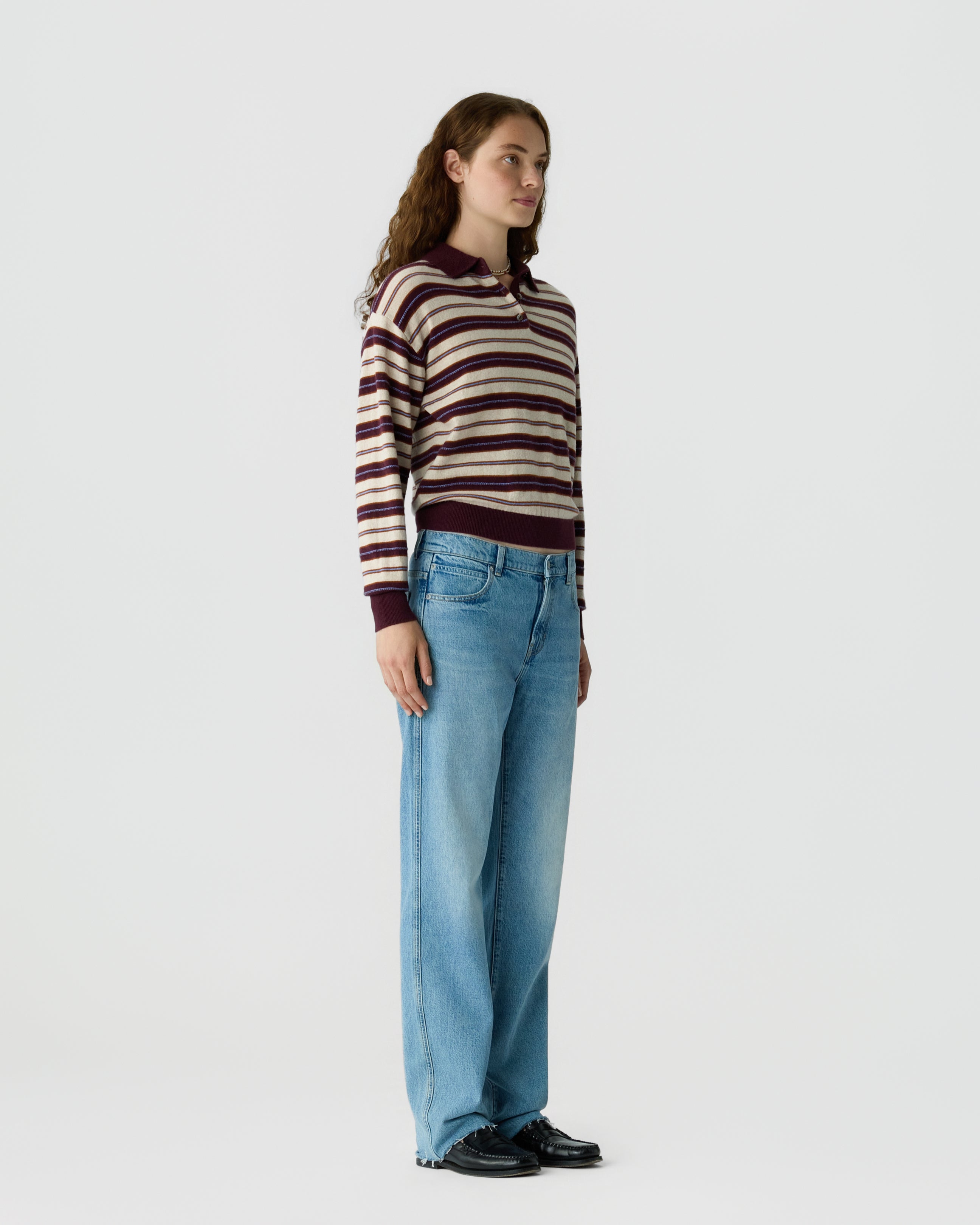 COLLEGIATE STRIPE POLO