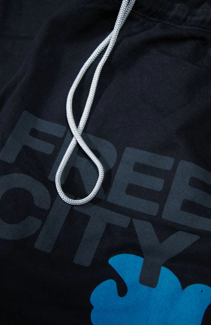 FREECITY LARGE SWEATPANT - SUPERBLACK BLUE