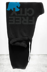 FREECITY LARGE SWEATPANT - SUPERBLACK BLUE