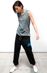 FREECITY LARGE SWEATPANT - SUPERBLACK BLUE