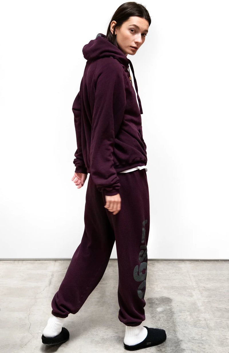 SUPERYUMM OG FREECITYLETSGO SWEATPANT - EGGPLANT