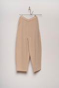 BARREL LEG CASHMERE PANTS