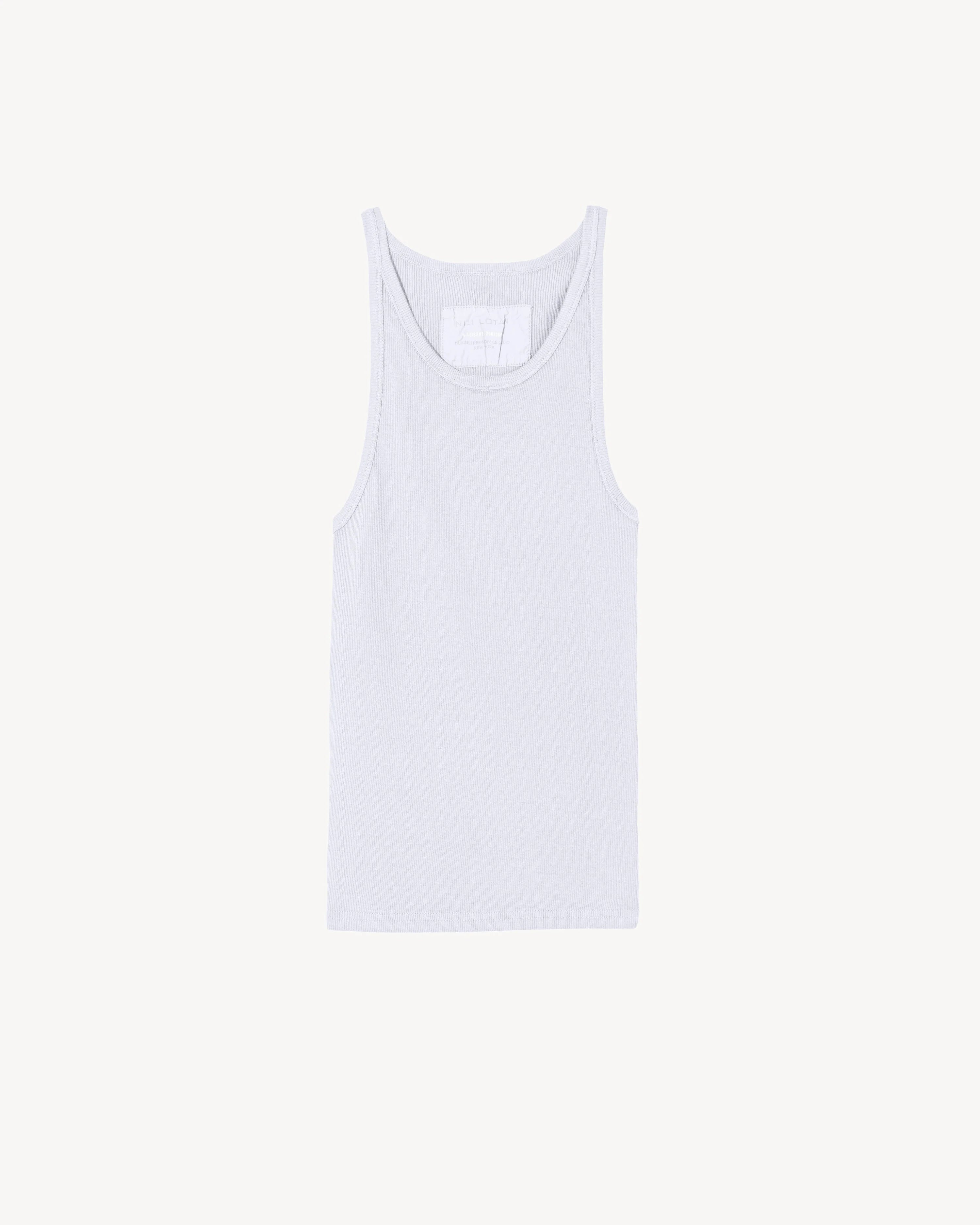 JENNIFER RIB TANK - WHITE