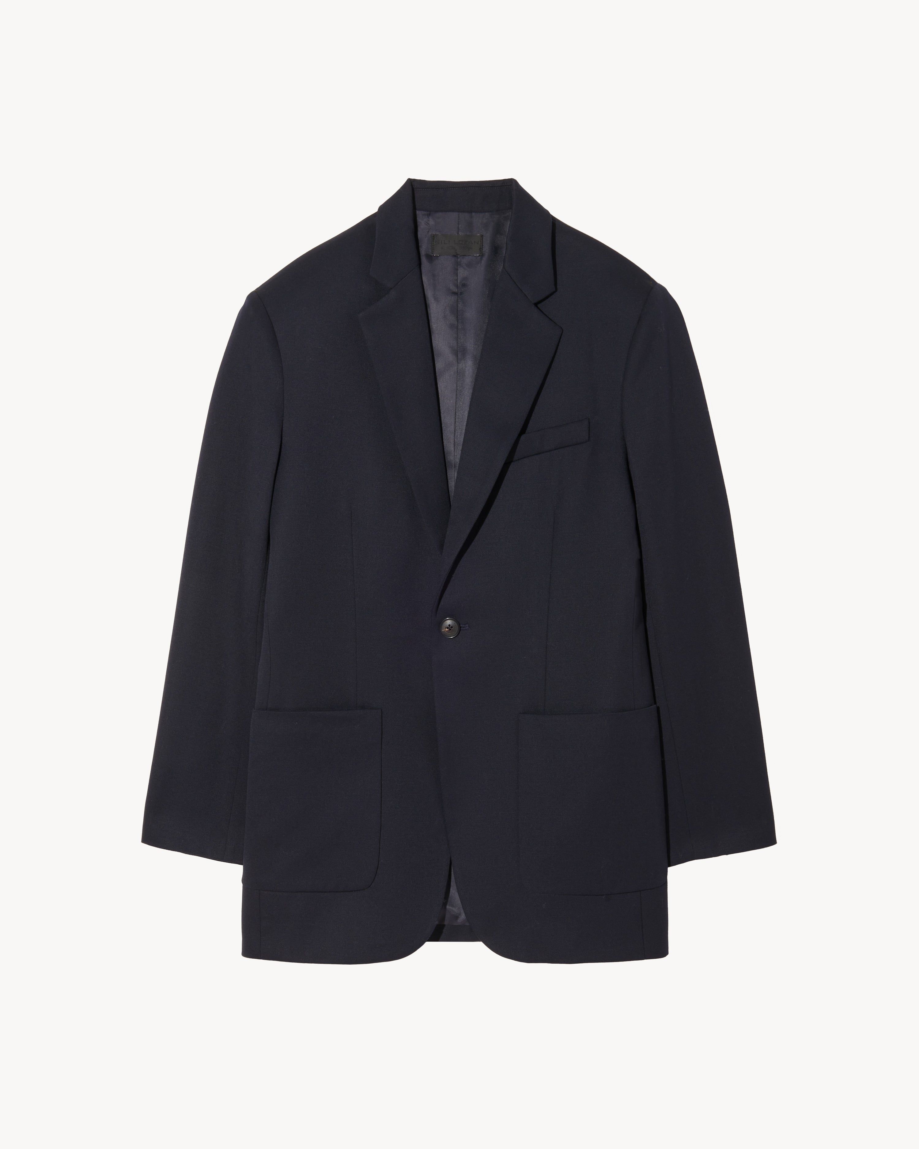 GAEL BOYFRIEND JACKET - DARK NAVY