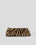 JINO CALF HAIR CLUTCH - MAXI ZEBRA