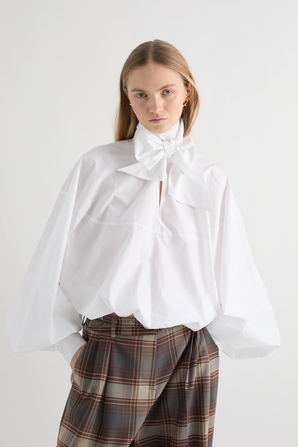 BOW TIE BLOUSE