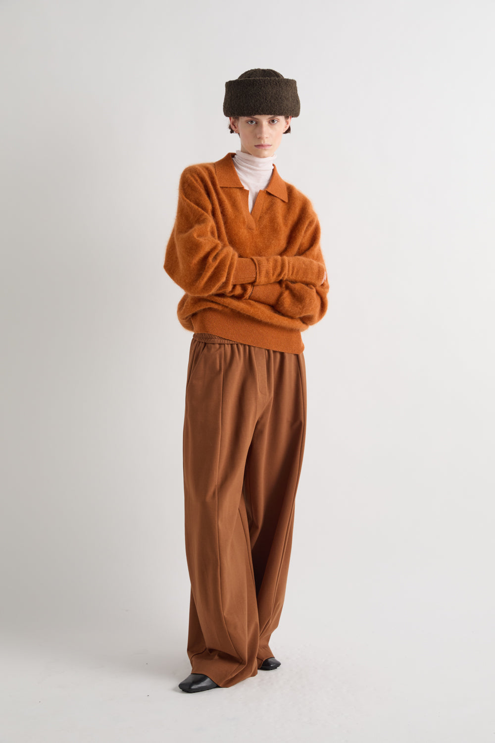 BURNT ORANGE KNIT