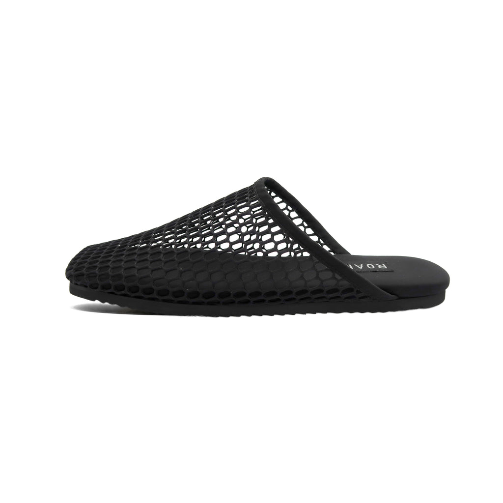 MESH BABOOSH MULE - BLACK