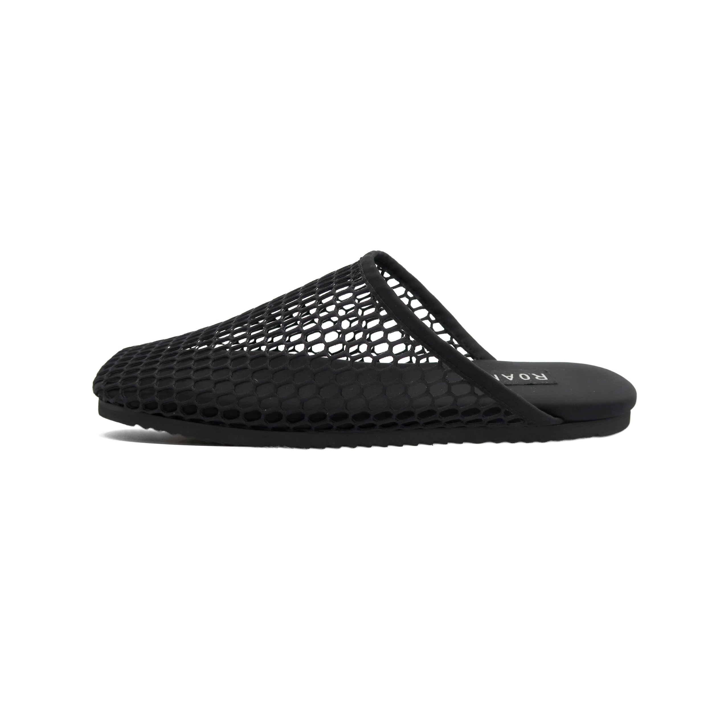 MESH BABOOSH MULE - BLACK
