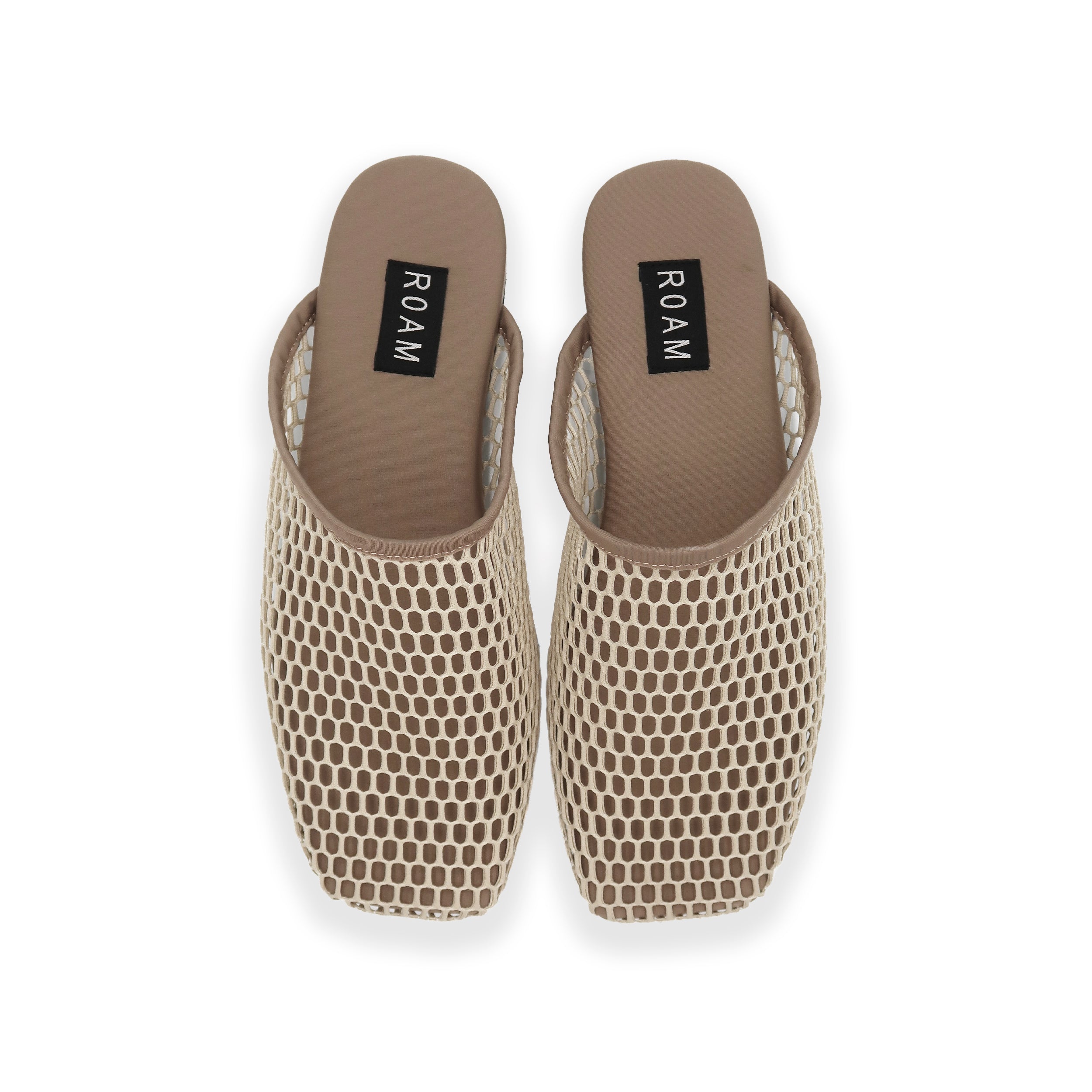 MESH BABOOSH MULE - CREAM