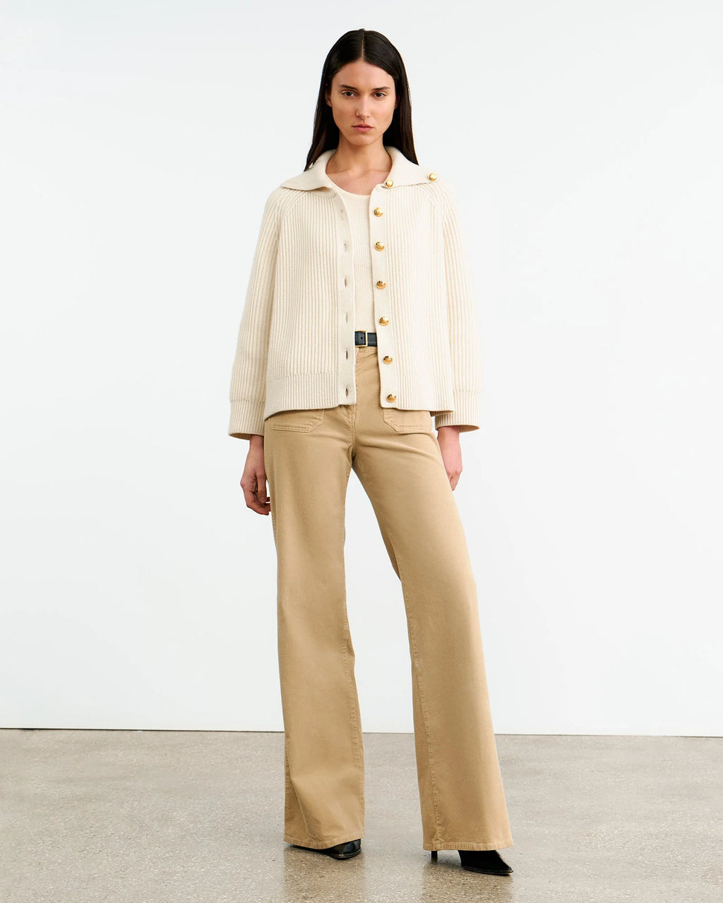 DERYL CARDIGAN-IVORY