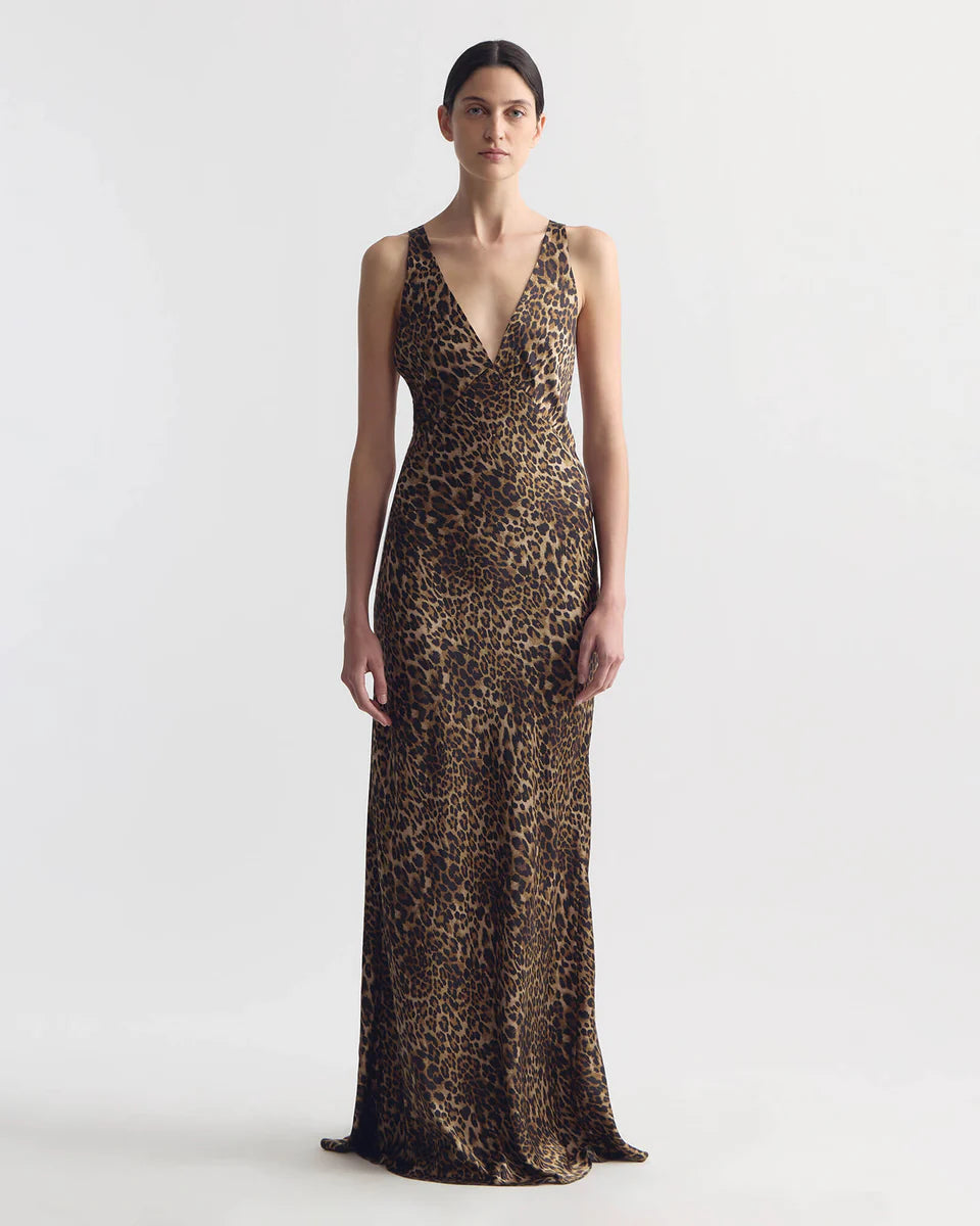 ALINE GOWN - VINTAGE LEOPARD