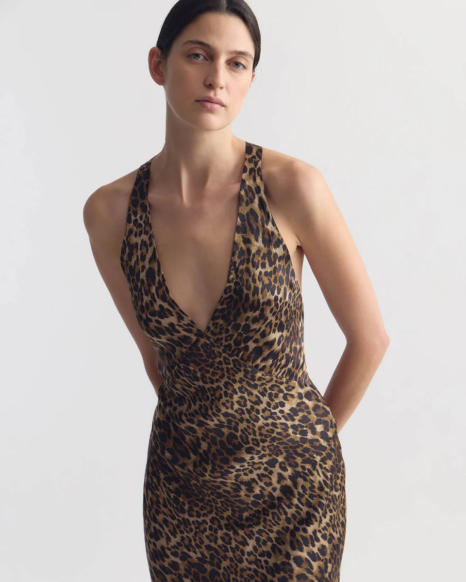 ALINE GOWN - VINTAGE LEOPARD
