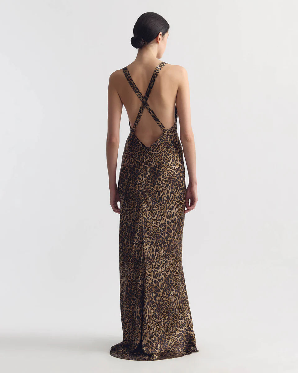 ALINE GOWN - VINTAGE LEOPARD