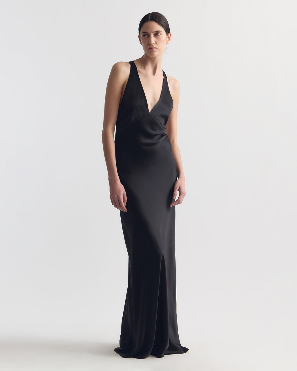 ALINE GOWN - BLACK