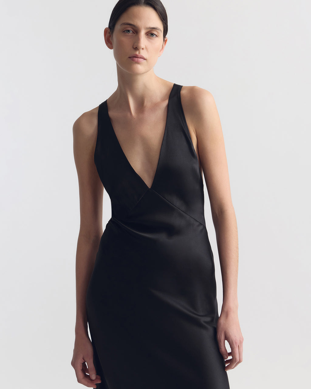 ALINE GOWN - BLACK
