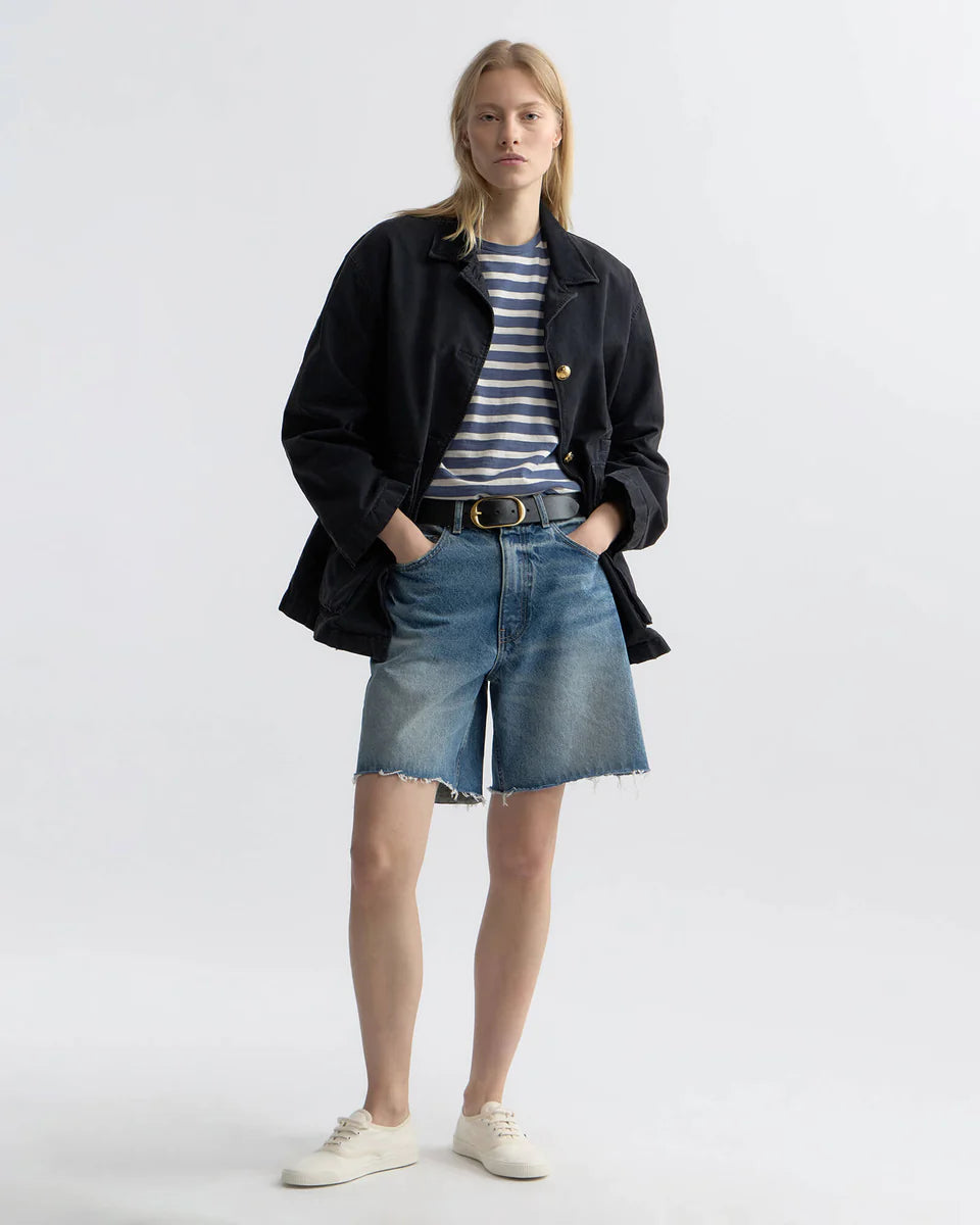 RUSSEL DENIM SHORT - ROSEBOWL WASH