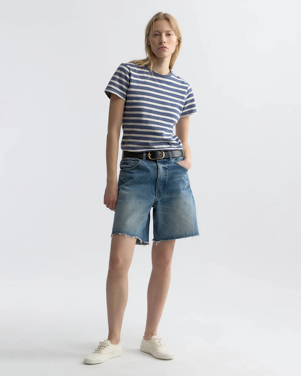 RUSSEL DENIM SHORT - ROSEBOWL WASH