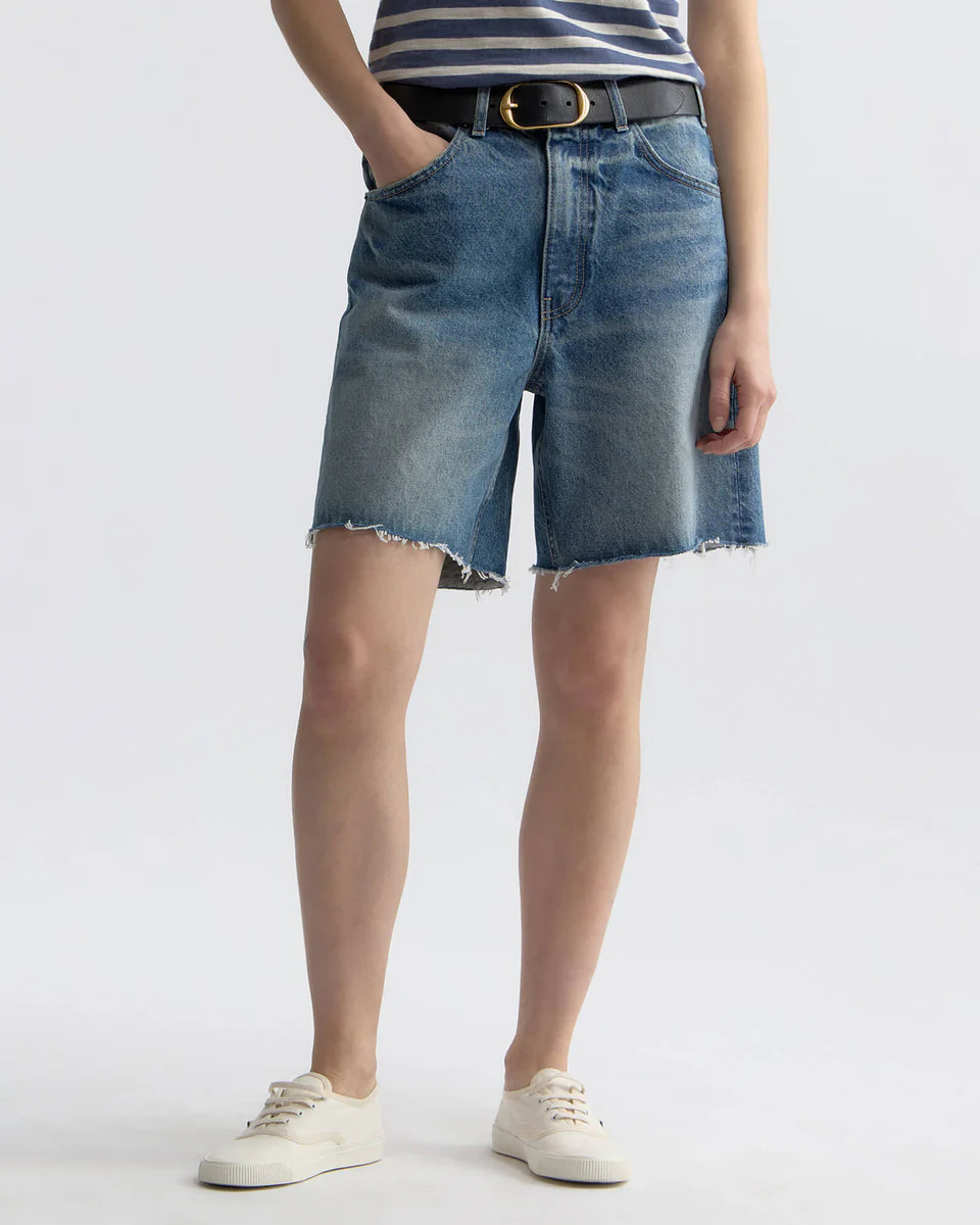 RUSSEL DENIM SHORT - ROSEBOWL WASH