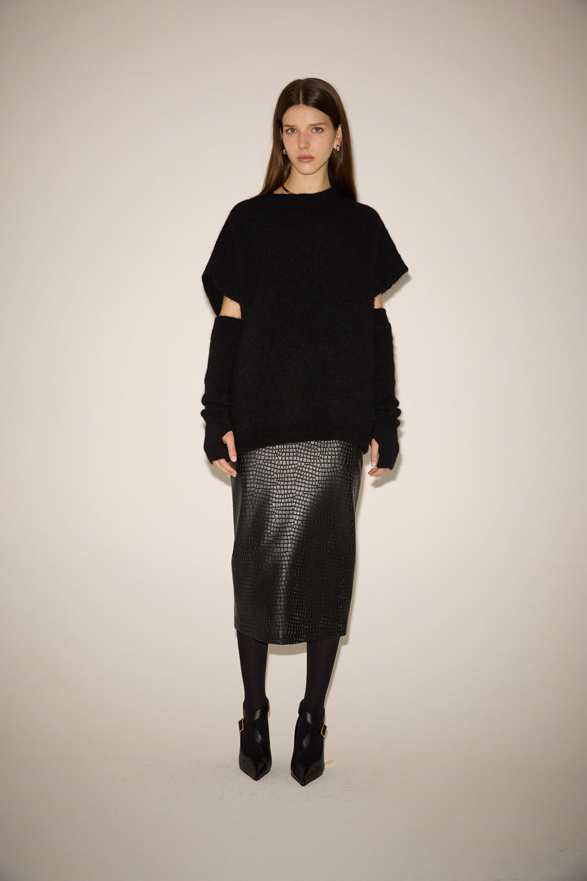 SHORT SLEEVE KNIT W/ GLOVES