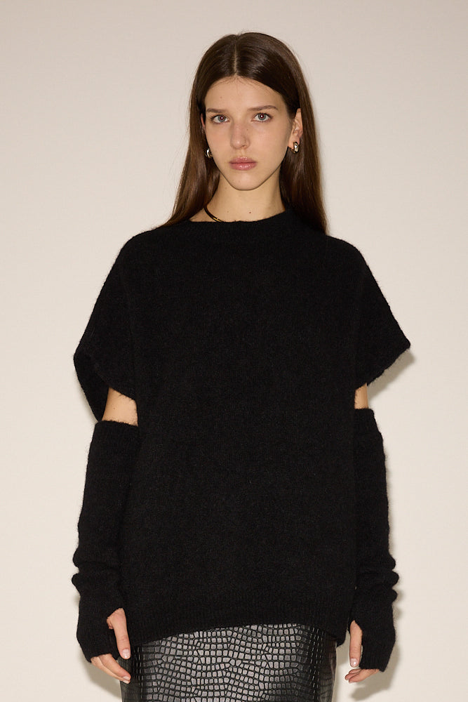 SHORT SLEEVE KNIT W/ GLOVES
