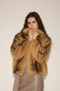 FAUX FUR FOX BOMBER