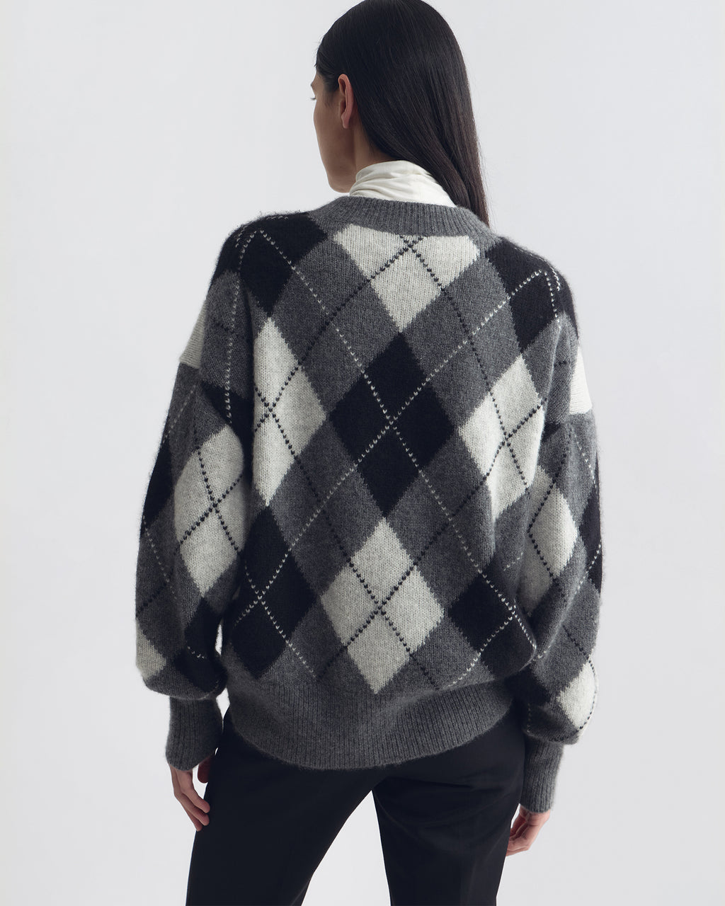 DONNIKA ARGYLE SWEATER