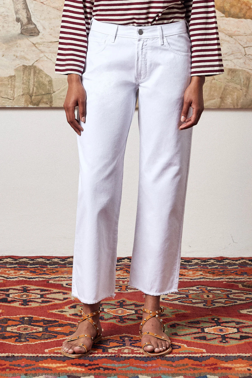 ALOSA PANTS - BIANCO