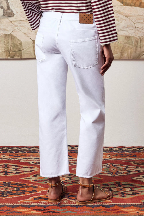 ALOSA PANTS - BIANCO