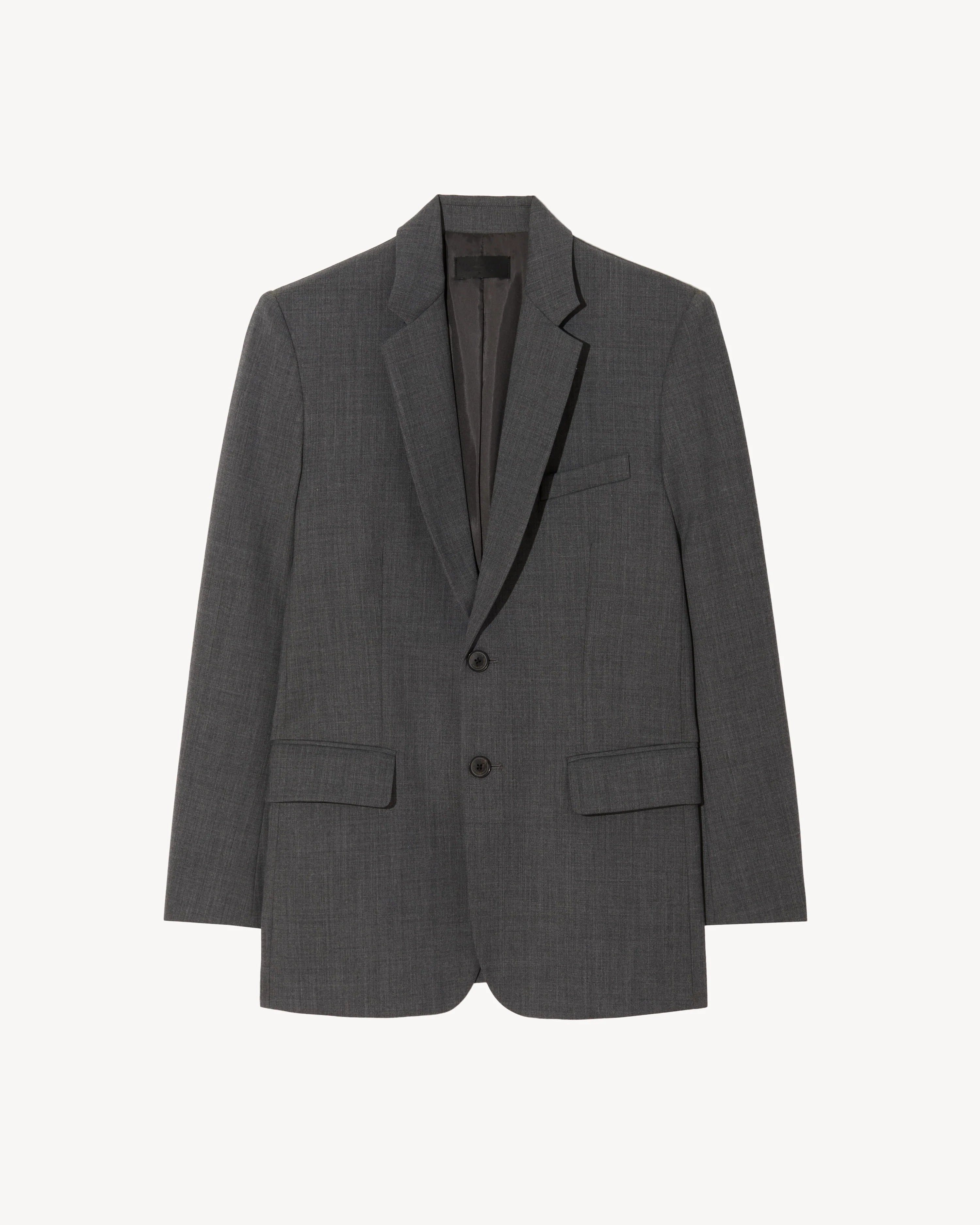 BOYFRIEND JACKET - HEATHER GREY