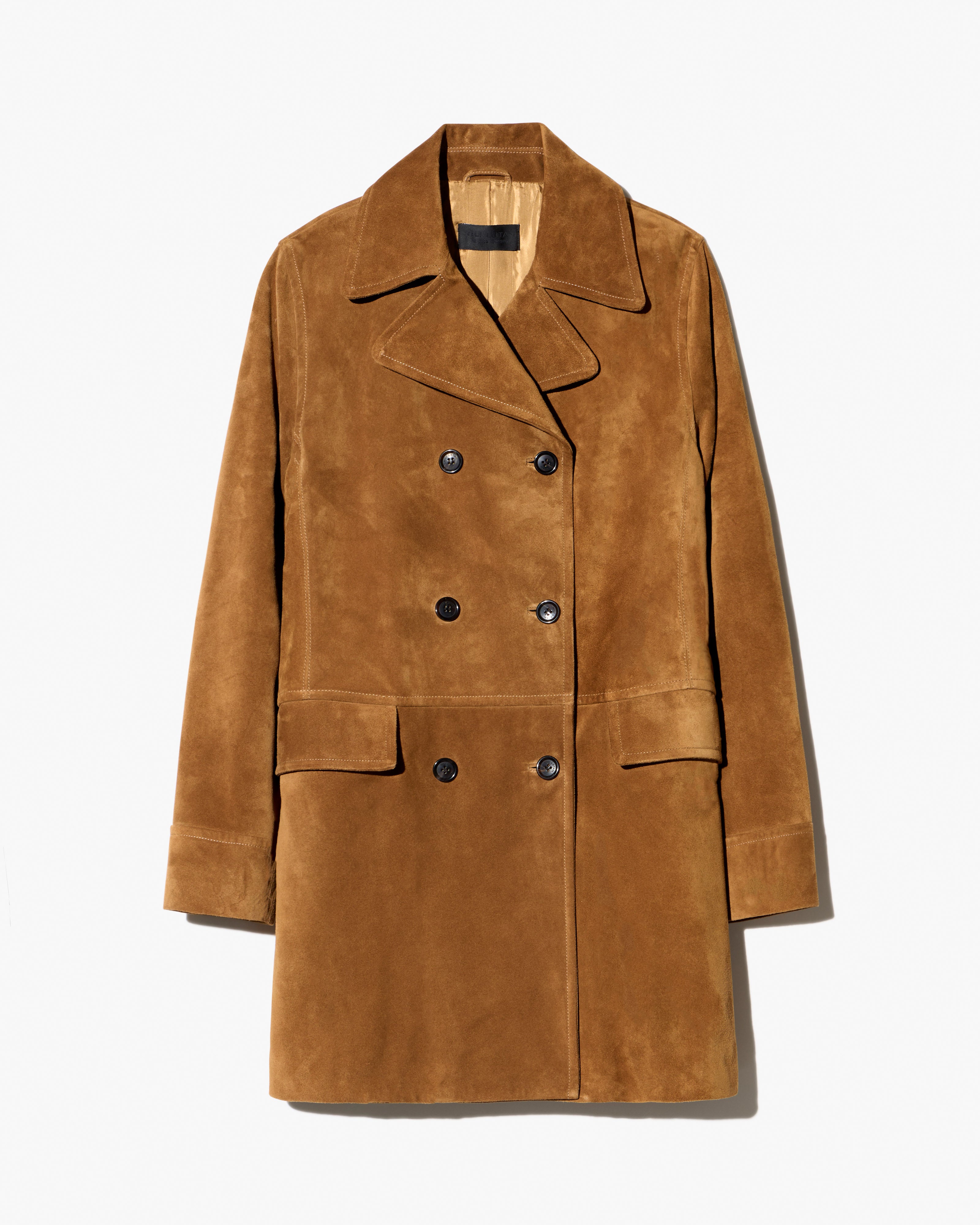 REMINGTON SUEDE TRENCH COAT