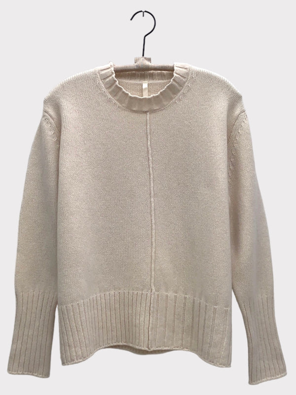 ROUNDNECK PULLOVER - FW2301 - NATURAL