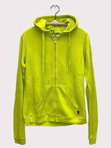 SUPERFLUFF LUX ZIP HOODIE - GLOWLIGHT YELLOW