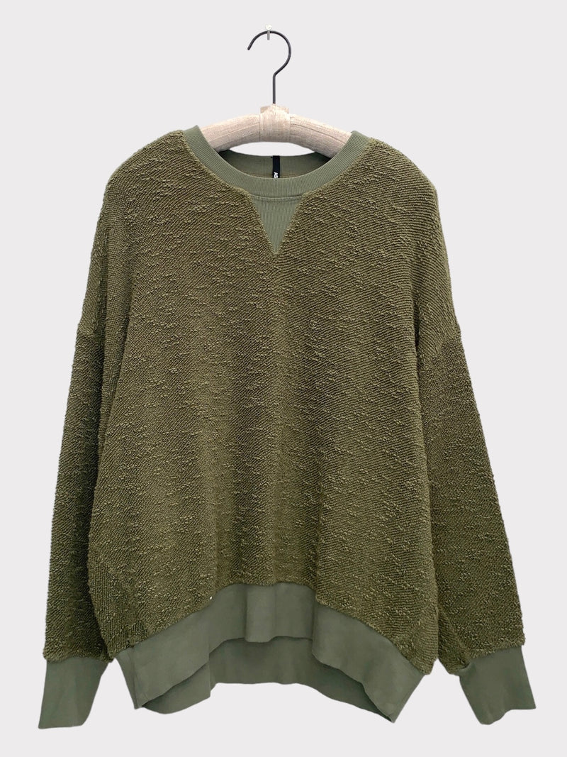 OVERSIZED SWEATSHIRT - FATIGUE