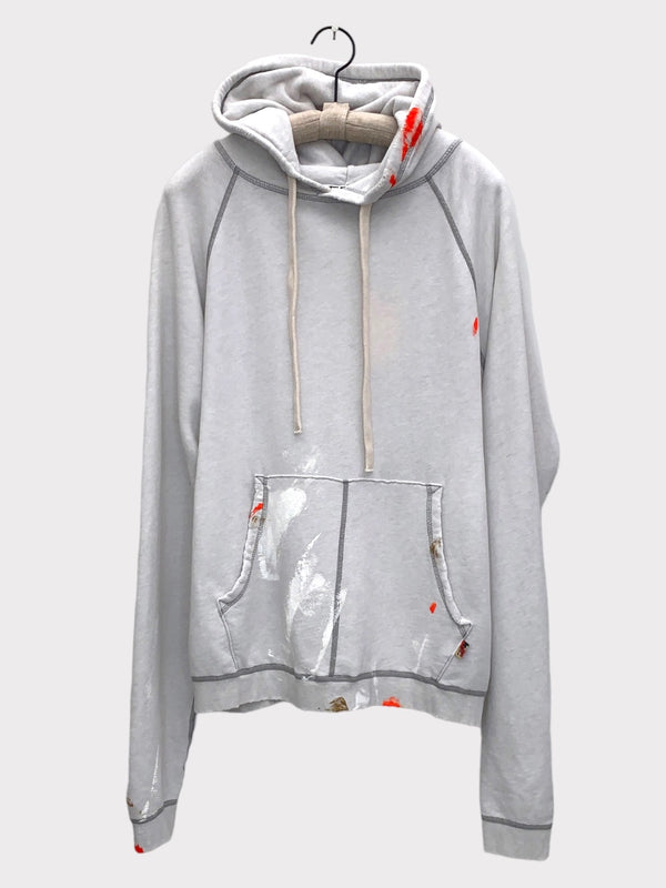 ARTISTWANTED PAINT 100% DIP BIG HOODIE YUMM - WHITEOUT DIP