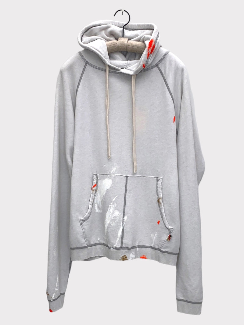 ARTISTWANTED PAINT 100% DIP BIG HOODIE YUMM - WHITEOUT DIP