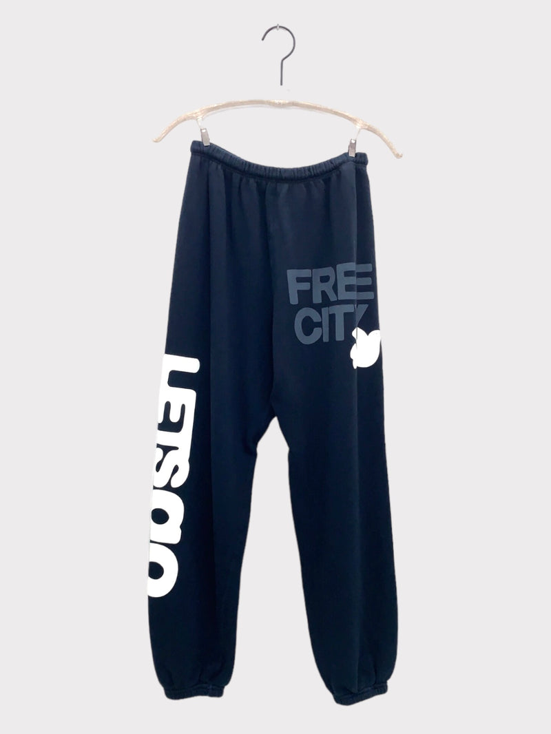 SUPERYUMM OG FREECITYLETSGO SWEATPANT - DEEPSPACE CREAM