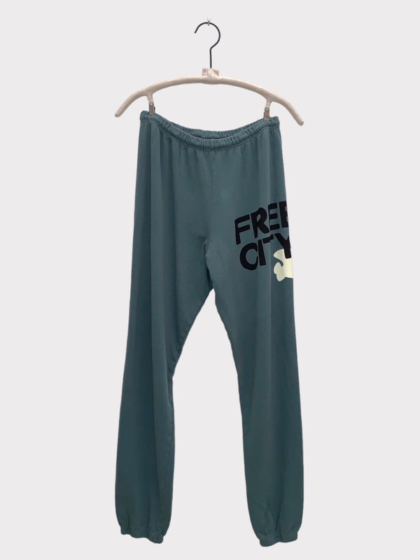 FREECITY LARGE SWEATPANT - SURPLUS GREEN