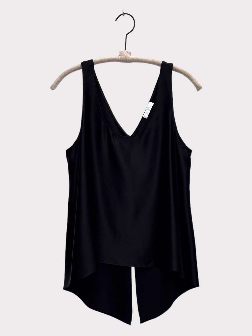 LOU ONE PIECE SCOOP NECK TANK - BLACK