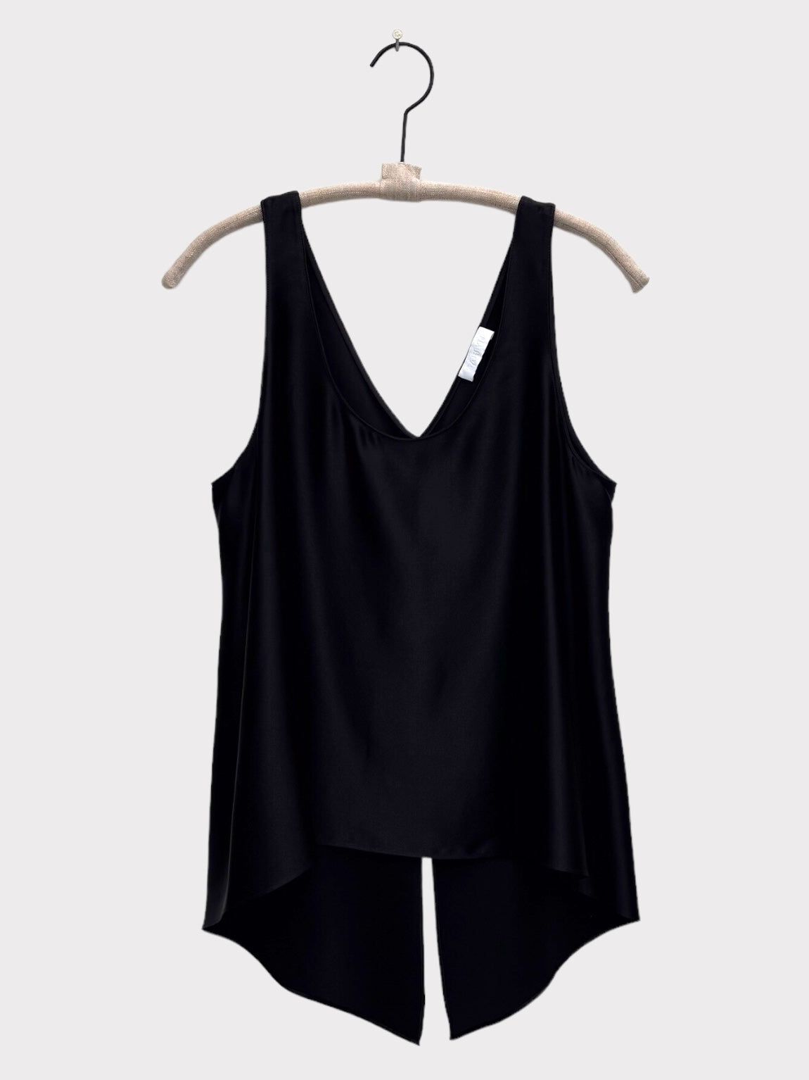 LOU ONE PIECE SCOOP NECK TANK - BLACK