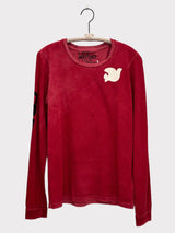 FREECITY LNLSUN LONGSLEEVE T - ARTYARD RED GLASS