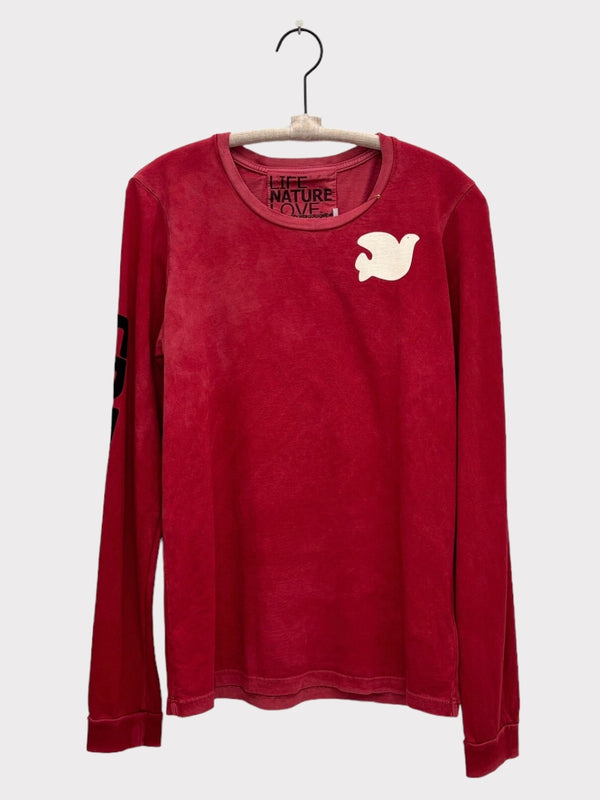 FREECITY LNLSUN LONGSLEEVE T - ARTYARD RED GLASS