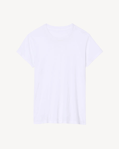 MARIELA CREWNECK TEE - WHITE – Heist