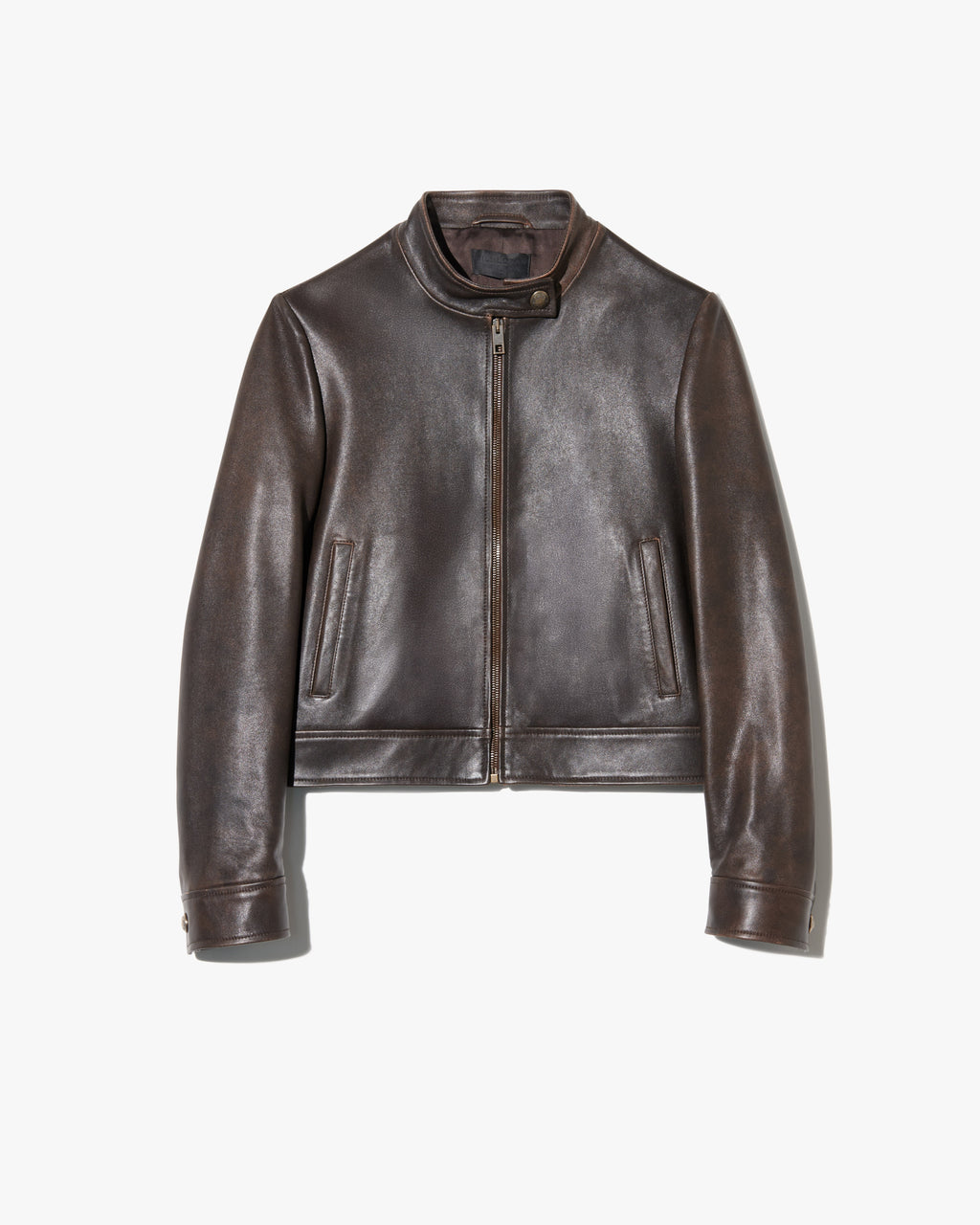 NICO SHRUNKEN LEATHER JACKET