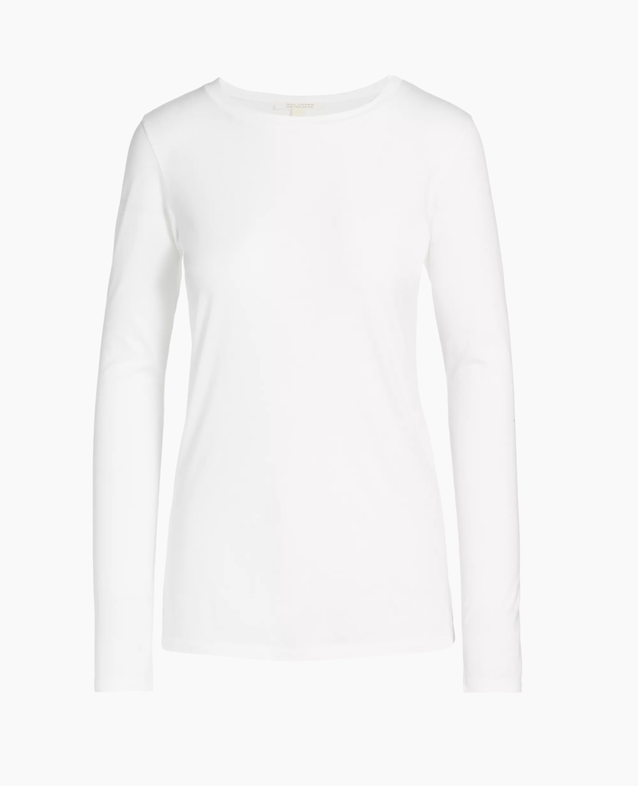 LONG SLEEVE SHIRT - WHITE