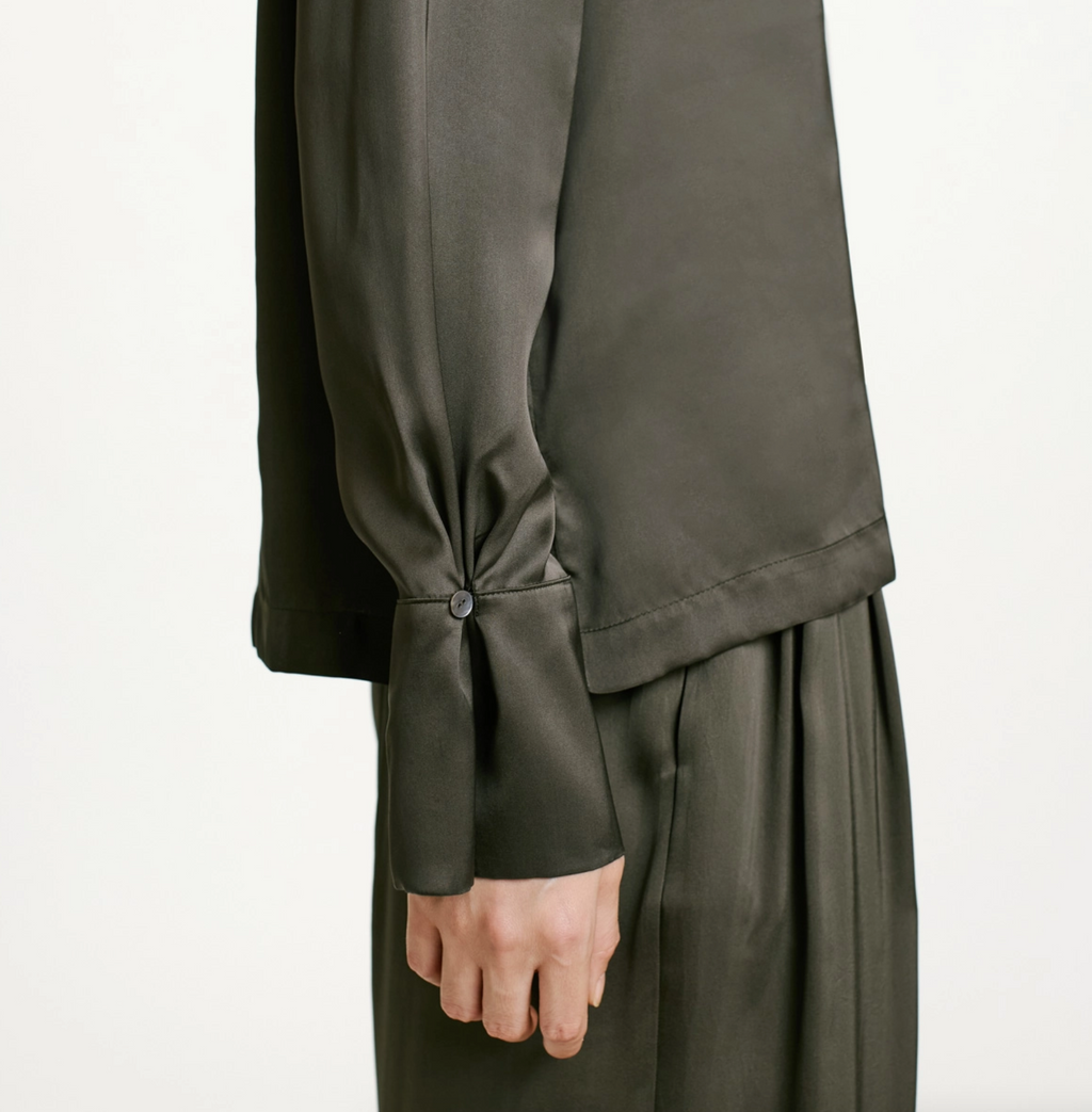 KENTA BLOUSE - VERDE MILITARE