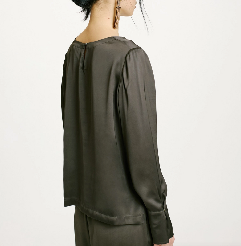 KENTA BLOUSE - VERDE MILITARE