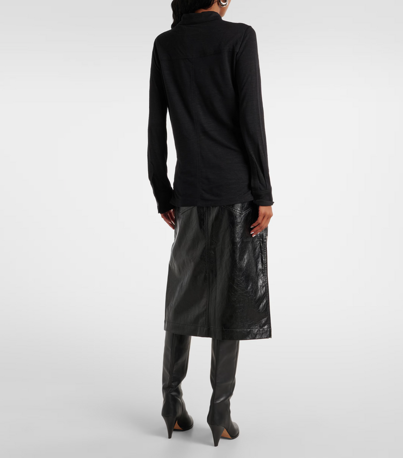 IMELIA SHIRT - BLACK